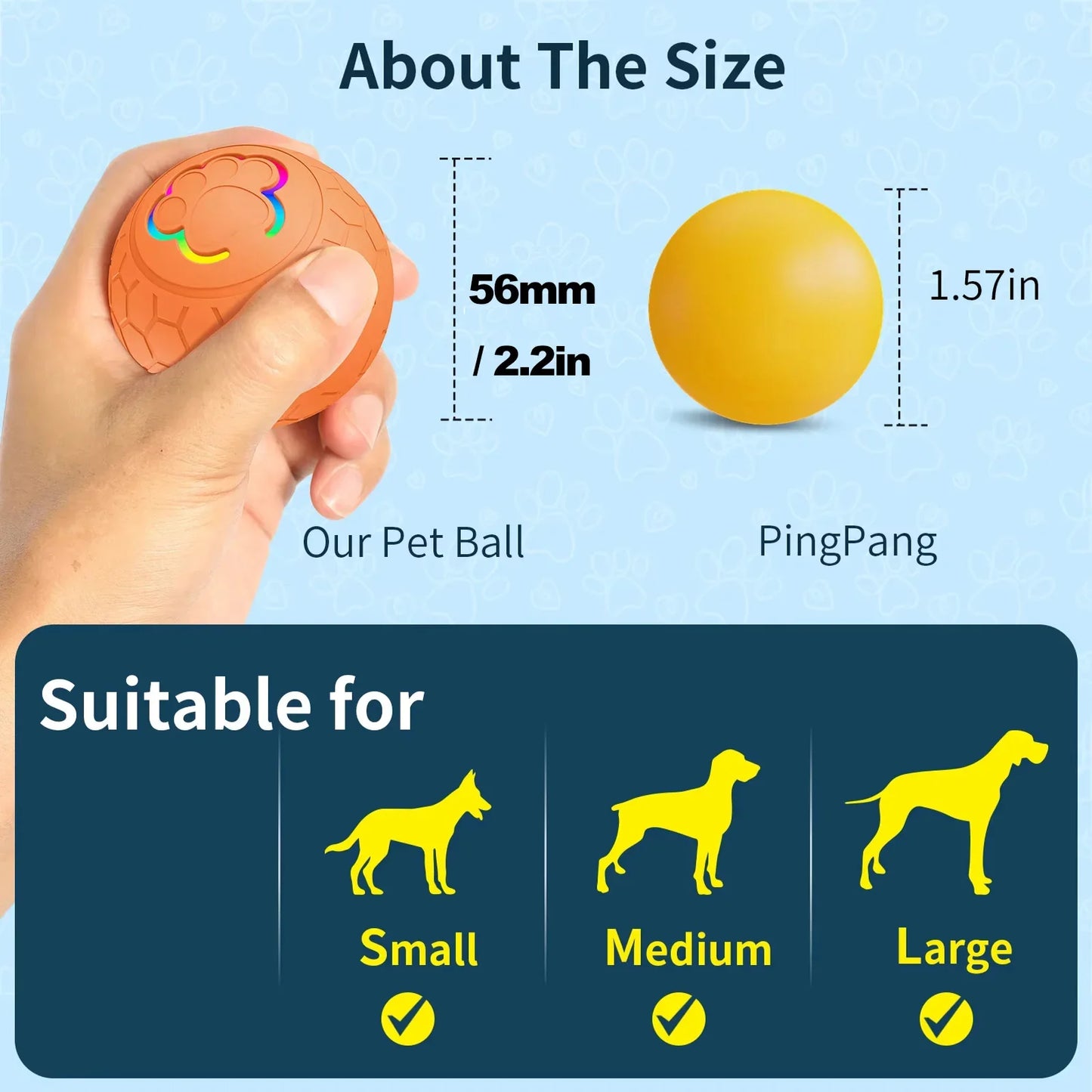 Smart Electronic Dog Toy Ball