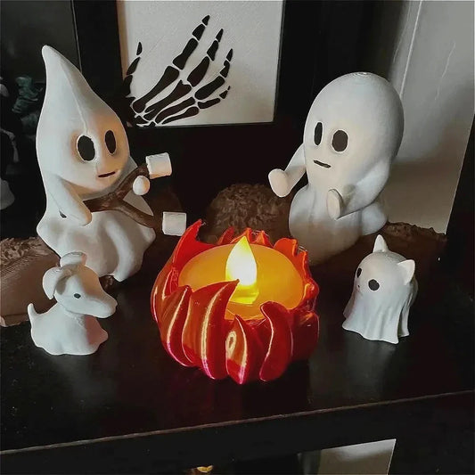 1 Set Halloween Ghost Campfire Decor Spooky Halloween