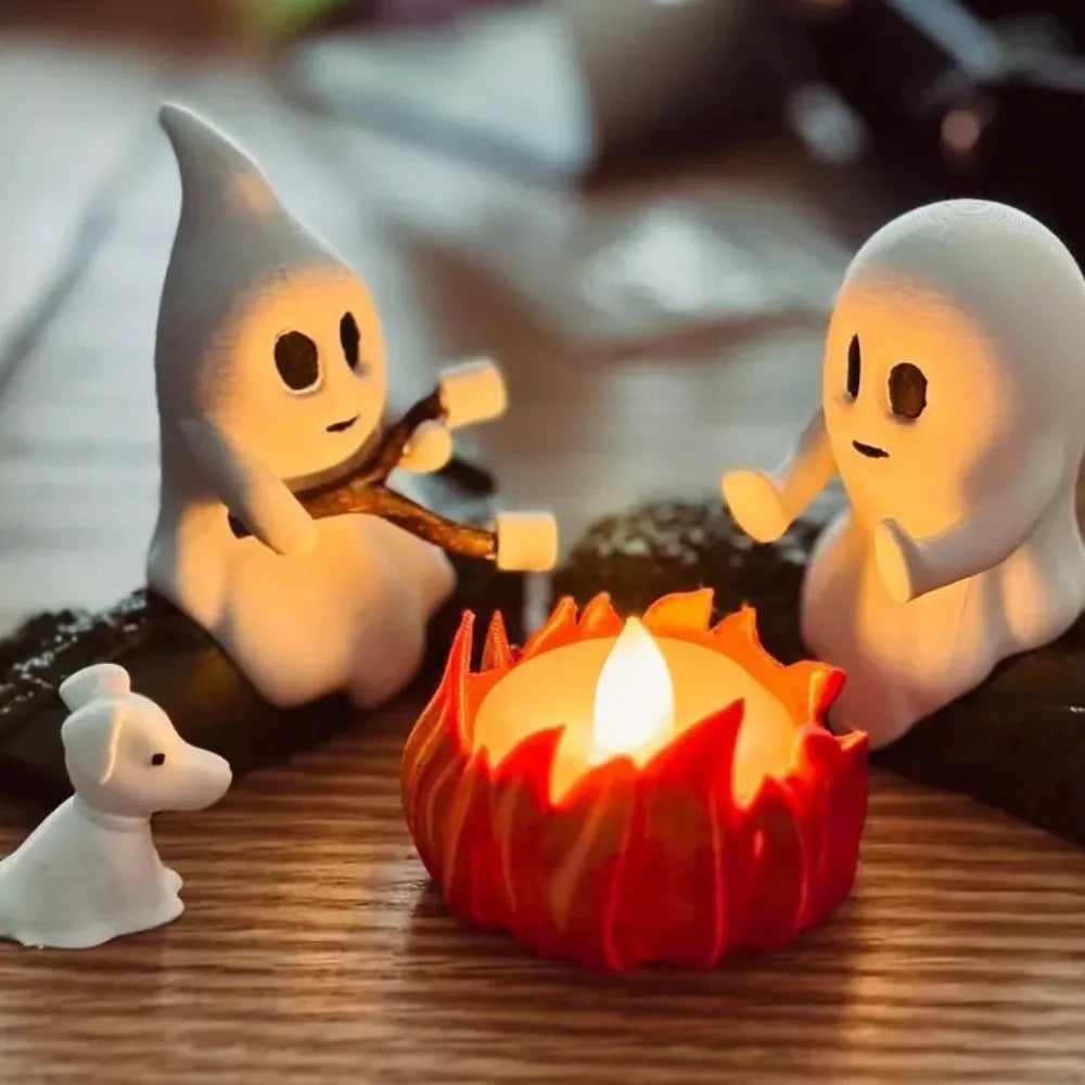 1 Set Halloween Ghost Campfire Decor Spooky Halloween